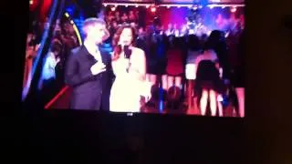 Dancing with the stars girl moons the camera