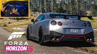 Forza Horizon 5 - 1000hp NISSAN GTR NISMO R35 Gameplay 4K (Logitech G29 + Shifter)