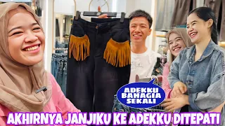 TEPATI JANJIKU SAMA ADEKKU ,SENANG LIHAT DIA SEBAHAGIA INI