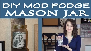 Mod Podge Mason Jar | #19