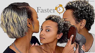 How to Straighten Very Short Natural Hair (Step-By-Step) | Short Natural Hair | Roro Rack