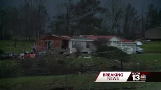 Deadly tornado in Calhoun County