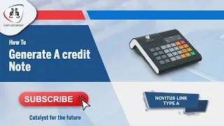 Generate A Credit Note on the #KRA Compliant ETR Device | Copy Cat Group