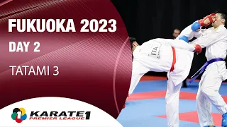 Karate1 FUKUOKA | Day 2 – Tatami 3 | WORLD KARATE FEDERATION