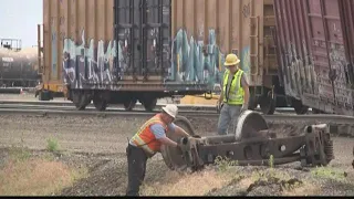 Third Union Pacific train derails in just over a month at same Spokane yard