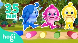 Dinosaurs for Kids｜Dino Race, Dino Surprise Eggs + More｜Colors for Kids｜Kids Songs｜Hogi Pinkfong