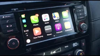 2018 + Nissan Rogue Apple CarPlay Tutorial!! (Nissan Connect)