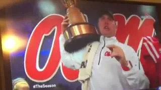 EGG BOWL 2014--Ole Miss Locker Room