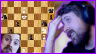 Forsen Reacts To Grandmasters and Engines Couldn't Solve This Chess Puzzle. Then Came The Magician