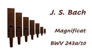 J. S. Bach Magnificat: „Suscepit Israel“BWV 243a/10 (transcripted for organ)