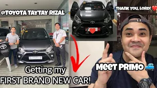 BUYING MY FIRST BRAND NEW CAR | MY PRIMO | TOYOTA WIGO 2023 | Jaden Yael