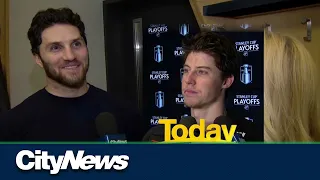 Leafs players react to fans taking over downtown Toronto