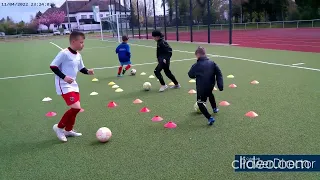 Fußballtraining mit Kindern - Koordination, Ballschule und Passspiel
