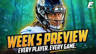 Week 5 Matchup Previews: Every Player, Every Game (2022 Fantasy Football)