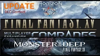 UPDATE: DLC Horizon Zero Dawn and FFXV
