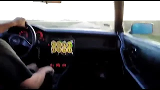 Audi 80 B3 quattro V8 turbo 850hp acceleration test 0km/h - 200km/h