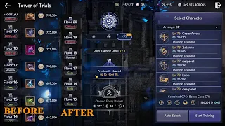 Black Desert Mobile | Updating Family CP For Chaos Tower