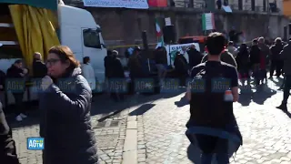 Trattori in piazza, la manifestazione a Roma