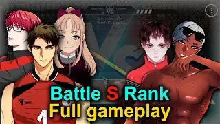 The Spike. Volleyball 3x3. Yongsub vs Oasis. Battle S Rank. Sanghyeon, Sohee, Sangi. Full gameplay