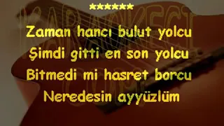 AY YÜZLÜM (karaoke)