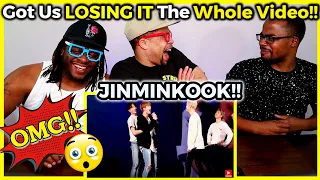 Losing it the WHOLE Video‼🤣 JINMINKOOK Being The FUNNIEST Trio REACTION!!