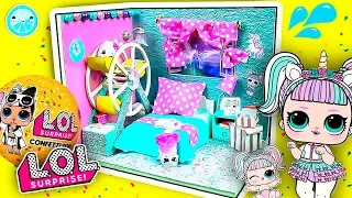 UNICORN LOL SURPRISE DOLLS DIY ♥ Miniature Dollhouse Room Tutorial Custom