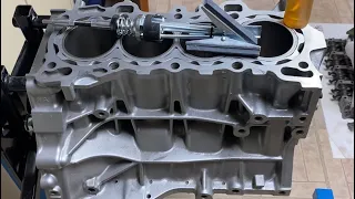 How to Hone Your Cylinder walls on an Engine Block | D16Y8 Turbo Build| Part 3