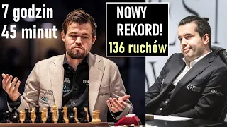 SZACHY 401# Historyczna 6 partia meczu Carlsen - Nepo rekord 136 ruchów ! partia katalońska analiza