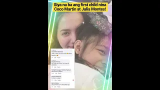 OMG!Julia Montes Coco Martin First Child?#cocojuls #trending