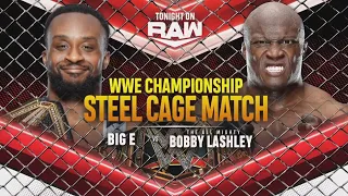 Big E vs Bobby Lashley (WWE Championship Steel Cage - Full Match Part 1/3)