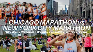 Chicago Marathon OR NYC Marathon!? I Ran 2 Marathons Within 4 Weeks.. Chatty Vlog Comparing the Two