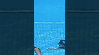 American swimmer fainted in the pool.. 🙏🏽🫣#swimmingpool #swimming