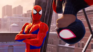 Spider-Man: Miles Morales PC - All Peter Parker Scenes with his Into the Spider-Verse Suit