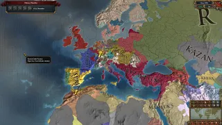 [EU4] Byzantium Into Rome Timelapse (Ironman)