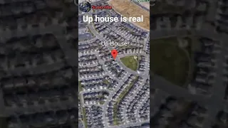 Up house is real| I found on Google Earth #shorts #uphouse #googlemap