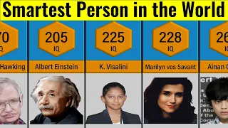 Comparison: Smartest Person in the World | Person With Most IQ