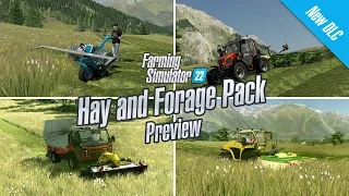 Early Preview look at the NEW Hay and Forage DLC - FS22