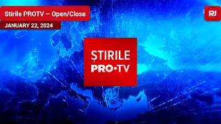 Stirile PRO TV - Open/Close - 22 January, 2024