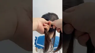 Cascading Weaved Elastics, Little Girl Hairstyle/Ep1