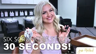 Can you do these SIX Summer Scrunchie Styles? || DIY Hair Tutorial || Jess Hallock