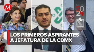 ¿Quiénes son los aspirantes que buscan contender por la Jefatura de gobierno de la CDMX?