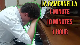 Liszt La Campanella, 1 Minute, 10 Minutes, 1 Hour Challenge