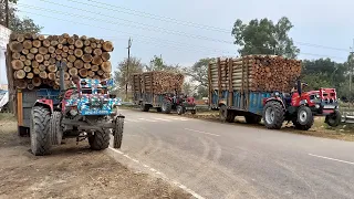 तीन ट्रेक्टर में से कोनसे में है तकडा जोर कोनसा ड्राइवर है ज्यादा खतरनाक Mahindra 555 overlod trala