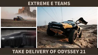 Extreme E teams take delivery of ODYSSEY 21! Audi teases off-road EV for Dakar, GCK Motorsport