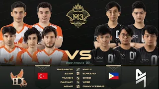 Bedel VS Blacklist Int. - Match 3 | M3 Group Stage Day 1 | MLBB World Championship