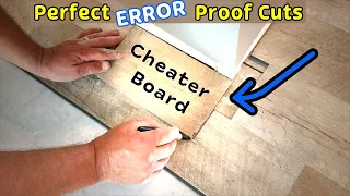 Measure PERFECT Cuts for Vinyl Plank in SECONDS | It Works Every Time