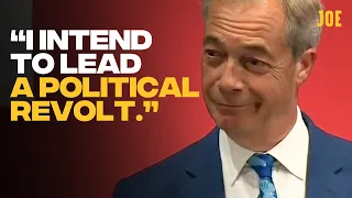 WATCH: Nigel Farage declares he is standing for Reform at the election