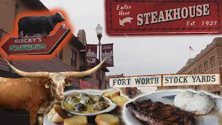 The Oldest Steakhouse in Fort Worth Stockyards | Riscky's Steakhouse | Ft Worth Stockyards Full Tour