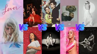 Lover vs Romance vs Sucker Punch vs NFR vs WWAFAWDWG vs Thank u Next vs Hot Pink vs Dedicated vs HAW