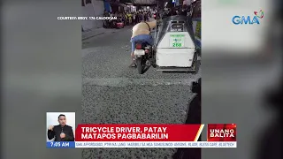 Tricycle driver, patay matapos pagbabarilin | UB